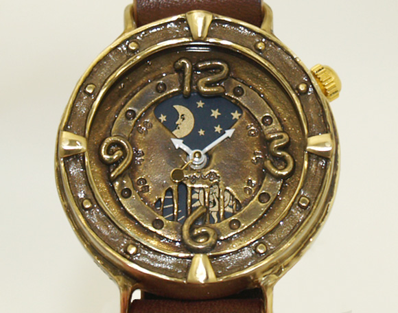 再開困難 Cota 手作り時計 SUN&MOON 二重巻きベルト 腕時計 - 時計
