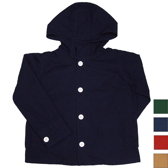【4色から選べます！】DEEP BLUE(ディープブルー) 馬布製品染めフードジャケット [72200]