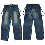 DEEP BLUE�i�f�B�[�v�u���[�j 12.5�I���X �ÐD�f�j�� ���[�Y�V���G�b�g���[�N�T�X�y���_�[�p���c �u���[ [73572]
