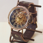 ipsilon（イプシロン） 時計作家 ヤマダヨウコ 手作り腕時計 compasso Jumbo（コンパッソ ジャンボ）メンズ･レディース [compasso-J]