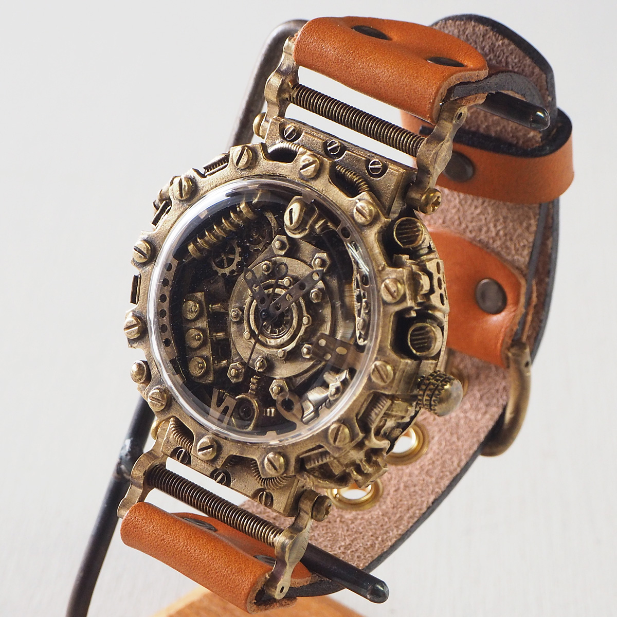 KS（ケーエス） JHA・日本手作り腕時計協会代表 篠原康治 手作り腕時計 スチームパンク “DOGUMA -ドグマ-” [KS-SP-DO]