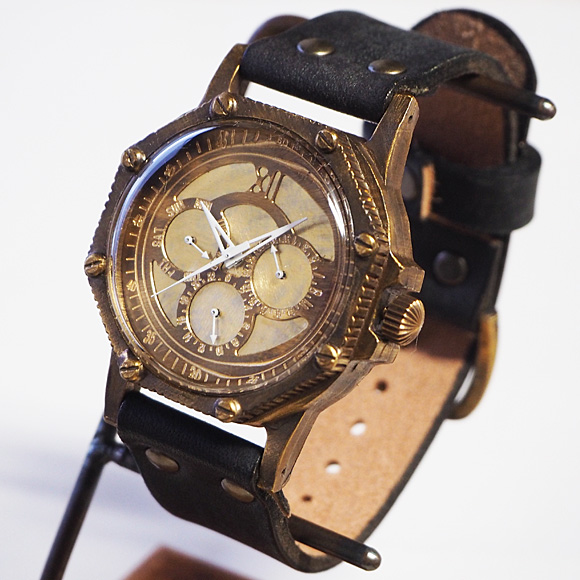 KS（ケーエス） JHA・日本手作り腕時計協会代表 篠原康治 手作り腕時計 スチームパンク “EXTLEEM -エクストリーム-” [KS-SP-EXT] 