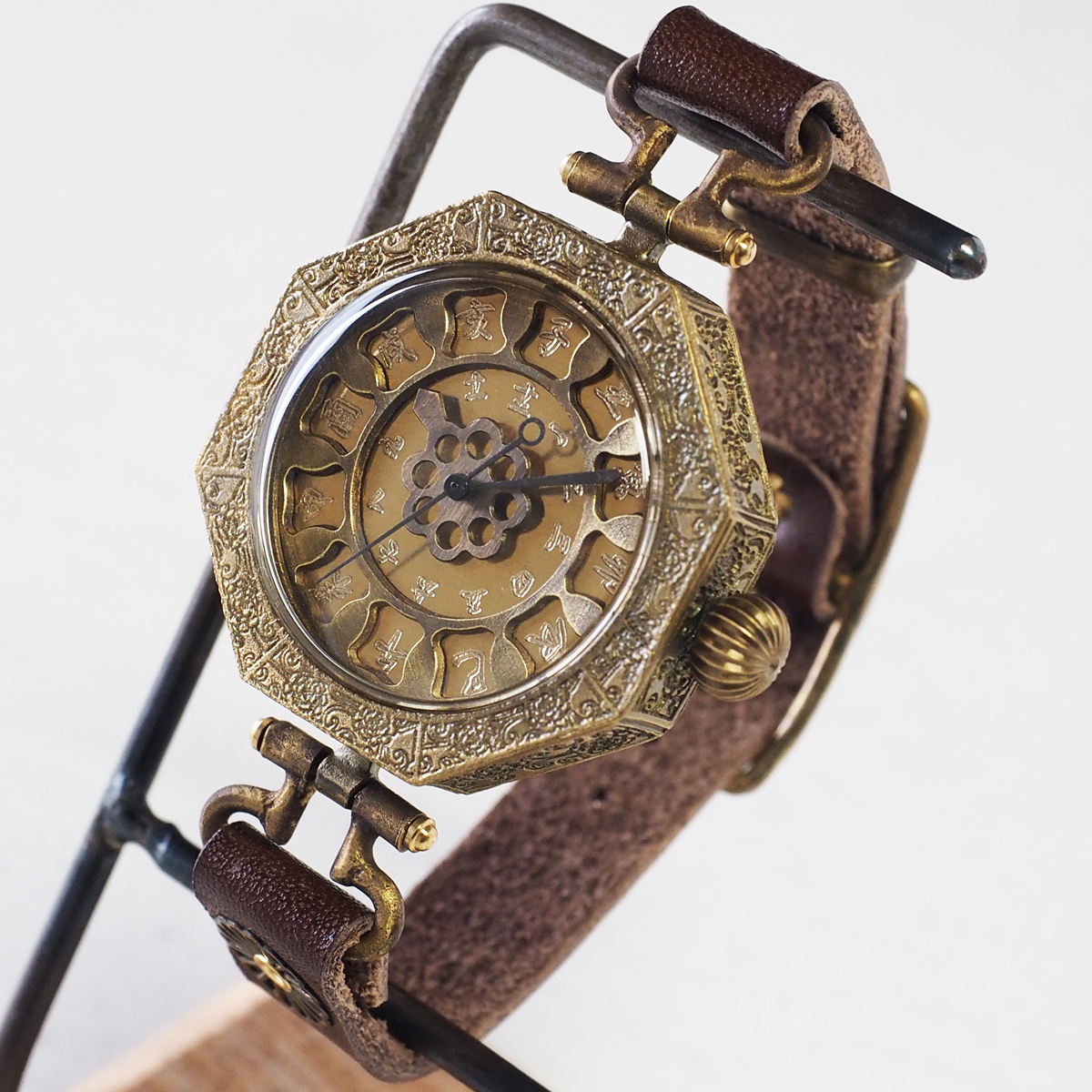 KS（ケーエス） JHA・日本手作り腕時計協会代表 篠原康治 手作り腕時計 “和時計−鬼灯（ほおずき）”  [KS-WA-03]