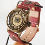 KS（ケーエス） JHA・日本手作り腕時計協会代表 篠原康治 手作り腕時計 “和時計−鈴鳴（すずなり）”  [KS-WA-04]