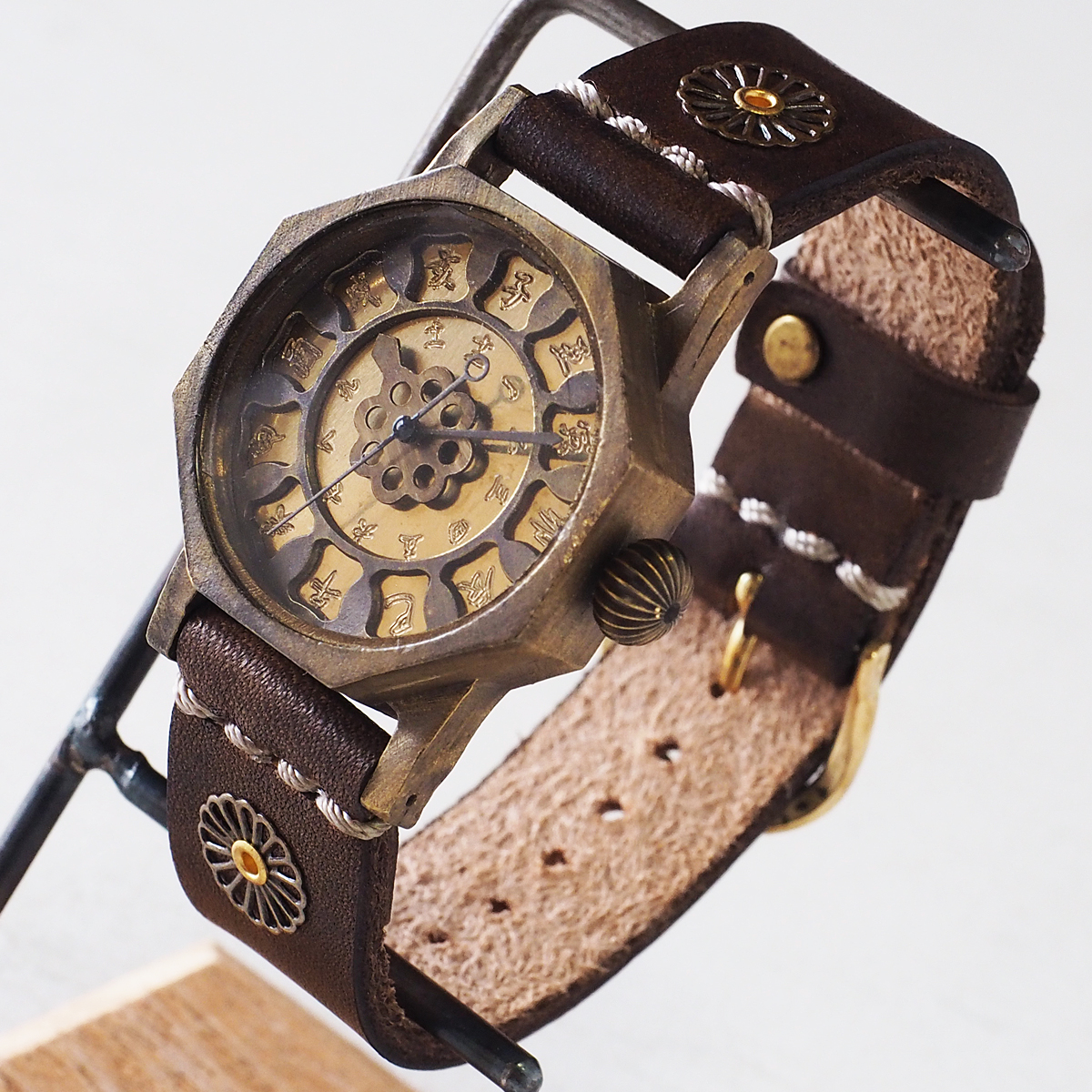 KS（ケーエス） JHA・日本手作り腕時計協会代表 篠原康治 手作り腕時計 “和時計−麻風（あさかぜ）”  [KS-WA-05]