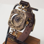 KS（ケーエス） JHA・日本手作り腕時計協会代表 篠原康治 手作り腕時計 “和時計−霞(かすみ)”レディース [KS-WA-06]