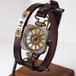 KS（ケーエス） JHA・日本手作り腕時計協会代表 篠原康治 手作り腕時計 “和時計−扇流(おうぎながし)” レディース[KS-WA-08]