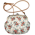 poussette�i�v�Z�b�g�j ���܂����o�b�O6.8��&ldquo;Wrinkle Cloth Flower Printed -�N�����N���N���X�t�����[�v�����e�b�h-&rdquo;[g68090015]