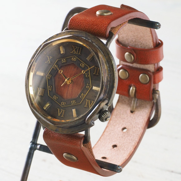 vie（ヴィー） 手作り腕時計 “simple wood -シンプルウッド-” Lサイズ [WB-045L]