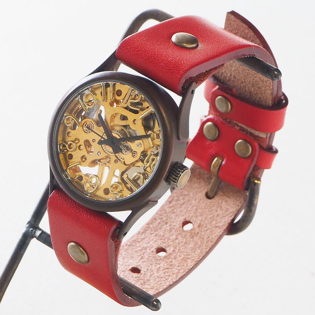 vie（ヴィー） 手作り腕時計 ハンドメイド 手巻き式 compact mecha コンパクト メカ- [WB-044]