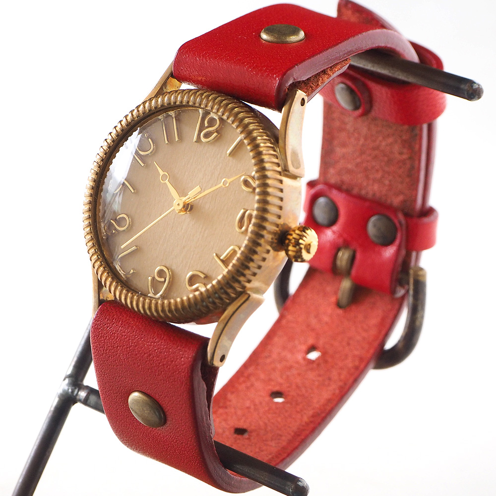  vie（ヴィー） 手作り腕時計 “ZIG-ZAG EDGE -ジグザグ エッジ-” Mサイズ [WB-056M]